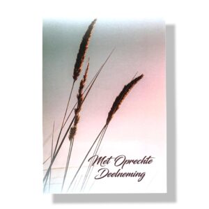 10 Wenskaarten | Oprechte deelneming | 11x17cm | incl. Envelop | OD8.2.4