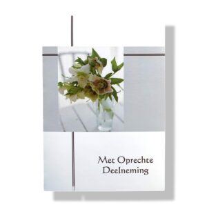 10 Wenskaarten | Oprechte deelneming | 11x17cm | incl. Envelop | OD8.2.5