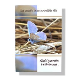10 Wenskaarten | Oprechte deelneming | 11x17cm | incl. Envelop | OD8.2.6