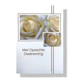 10 Wenskaarten | Oprechte deelneming | 11x17cm | incl. Envelop | OD8.2.7