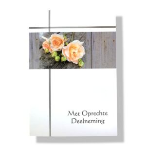 10 Wenskaarten | Oprechte deelneming | 11x17cm | incl. Envelop | OD8.5.8