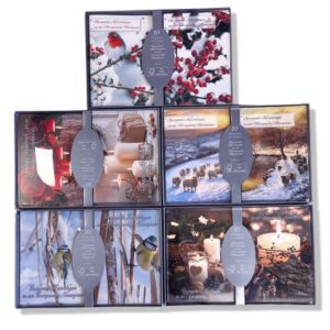 40 Kerstdozen Populair - Gezegende Kerstdagen en een Voorspoedig Nieuwjaar - 5 x 8 dozen