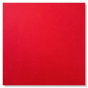 Rood - 10 vellen - Scrapbook Linnenkarton - 240 gsm - 305x305mm