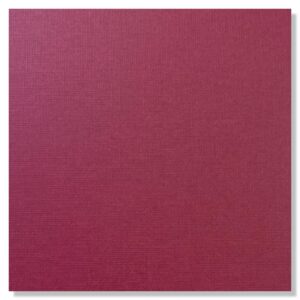 Bordeauxrood - 10 vellen - Scrapbook Linnenkarton - 240 gsm - 305x305mm
